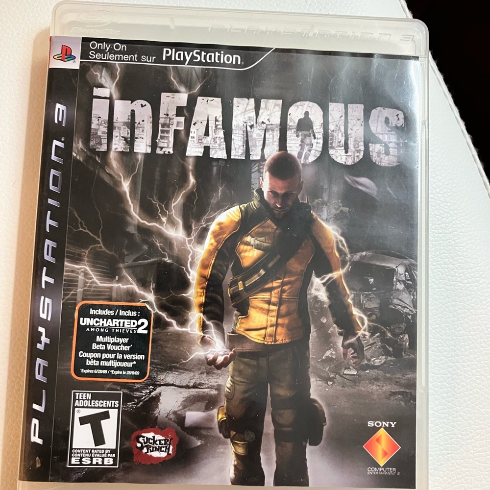 PS3 inFAMOUS Game - ❤️2 for $30❤️